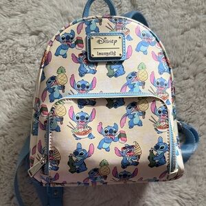 Loungefly Disney Lilo & Stitch Hawaii Snacktime with Stitch Mini Backpack